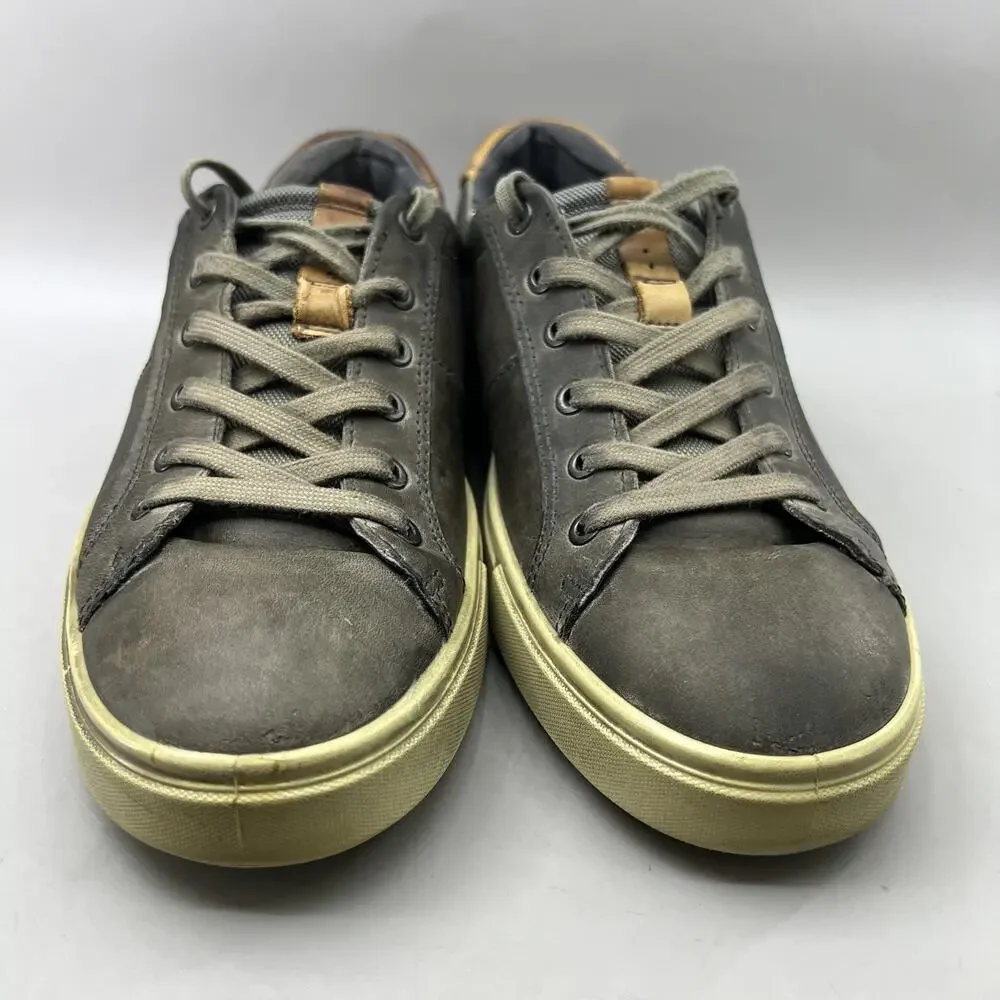 ECCO Kyle Classic Street Sneakers Men Size 9 Brown Leather Casual Comfort Shoes